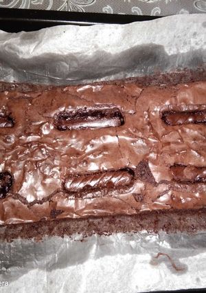 Foto resep Brownies shiny crust