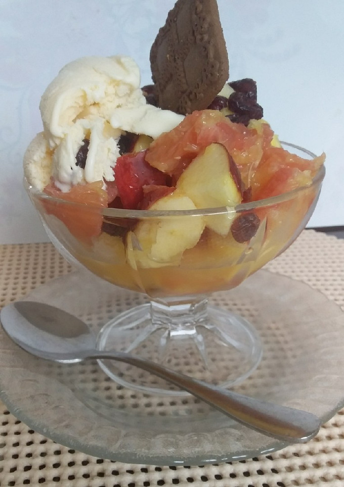 Una foto de Macedonia de Frutas