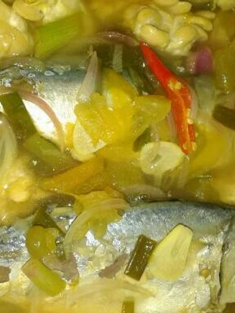 Cara Gampang Membikin Resep Asem asem tempe ikan pindang yang Bisa Manjain Lidah Anti Ribet, Mantap
