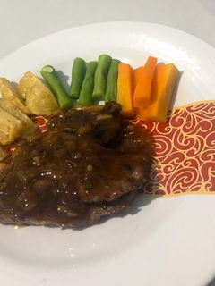 Foto resep Beef steak with blackpapper sauce