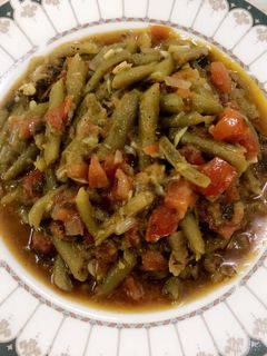 صورة لوصفة فاصوليا بزيت
