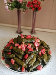 عکسی از دستور دلمه برگ مو