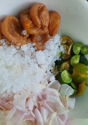 Hình của món Siro trị ho nhà làm.