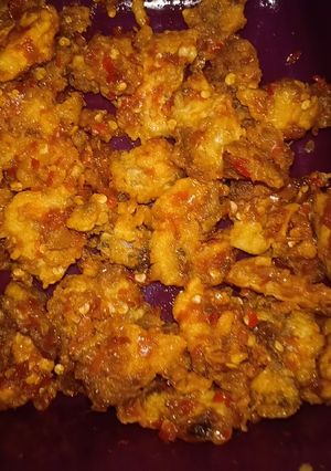 Foto resep Daging Goreng Tepung Pedas Manis