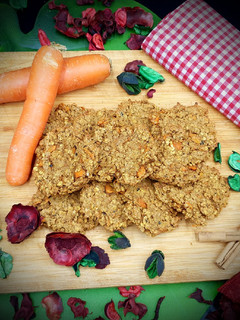 Una foto de Galletas de Tarta de zanahoria veganas🍃🍃