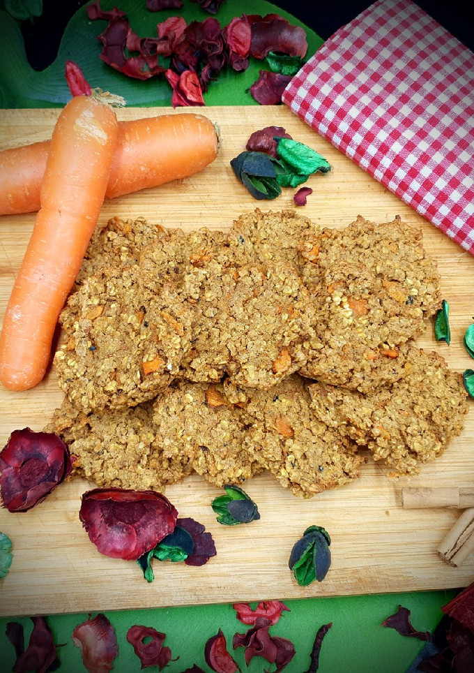 Una foto de Galletas de Tarta de zanahoria veganas🍃🍃
