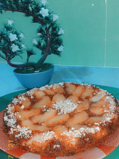 صورة لوصفة كيكة تفاح