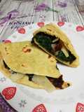 Piadina semi integrale alla curcuma