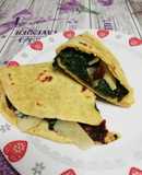 Piadina semi integrale alla curcuma