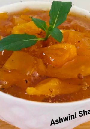 आंबा जाम किंवा साखर आंबा (sakhar amba recipe in marathi) रेसिपी चे मुख्य फोटो 