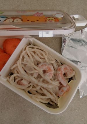 Una foto de Espaghetti con proteína