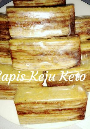 Foto resep Lapis keju ala Pawon Keto