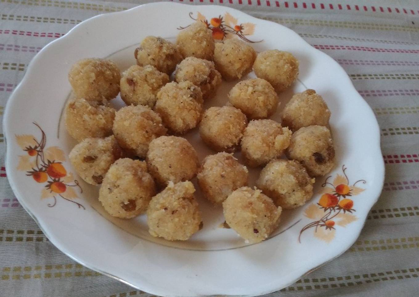 Fresh coconut laddu