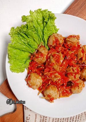 Foto resep Oseng Bakso Mercon