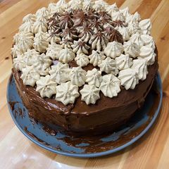A picture of Chocolate Vanilla Cake.