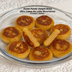 A picture of "Sweet Potato Delight Bites – Mini Cakes for Little Munchkins".