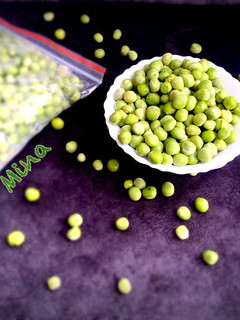 عکسی از دستور فریز کردن نخود فرنگی