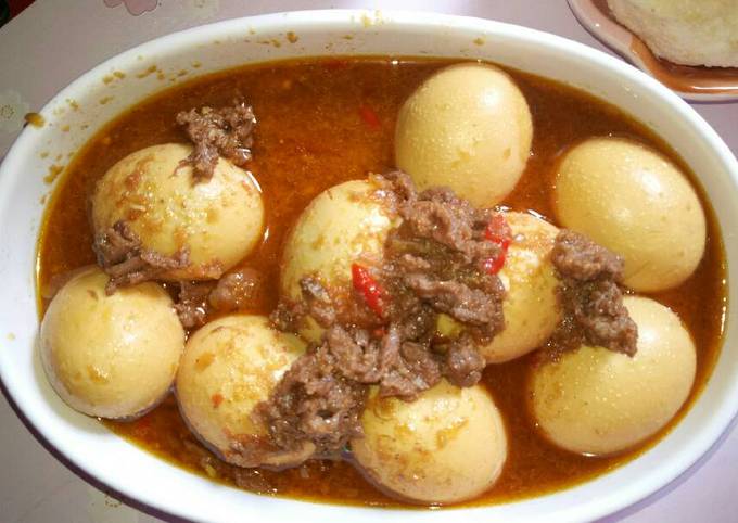 Semur Telor DaginG Sapi Istimewa