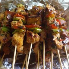 A picture of Chicken kebab.