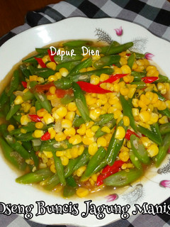 Foto resep Oseng Buncis Jagung Manis