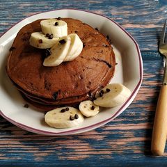 A picture of Whole wheat chocolate pancake.