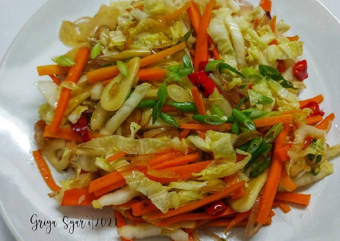 Resep Tumis Wortel Sawi Putih Simpel Oleh Griya Syari Cookpad