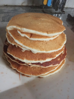 A picture of My best ever pancake 🥞🥞.