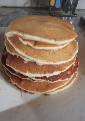 A picture of My best ever pancake 🥞🥞.