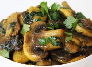 Foto principal de Champiñones al ajillo (baja en calorías y vegetariana)