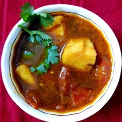 A picture of Potato Kurma.