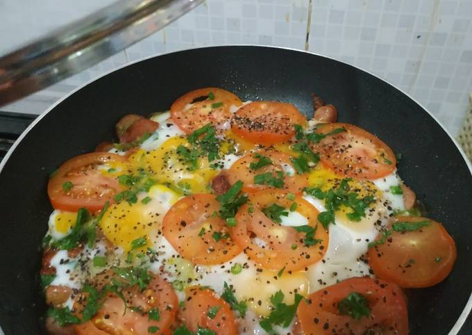 Telur sosis sarapan