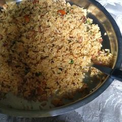 A picture of Simple fried rice.