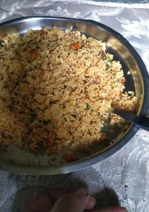 A picture of Simple fried rice.