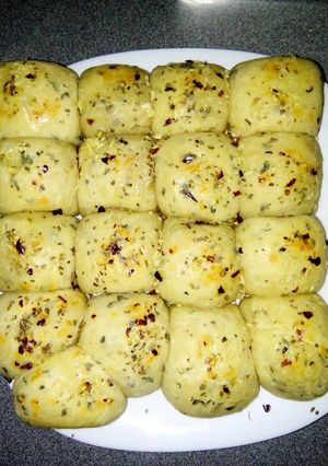 Foto resep No knead garlic bread