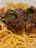 Buttery Garlic Spaghetti (with herb chicken)
