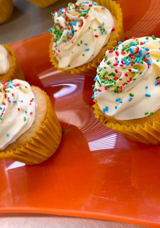 Una foto de Crema chantilly