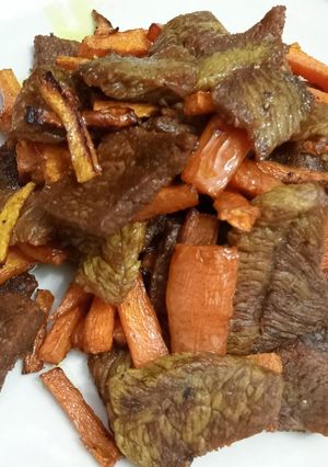 Gambar Daging goreng carrot #Umie