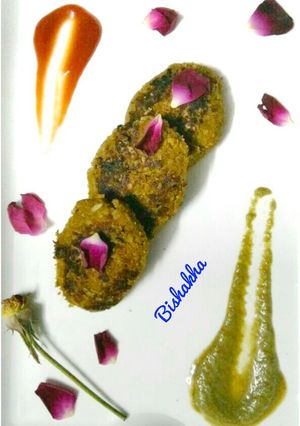 A picture of Zero oil Soya Lauki(bottle gourd) Kebabs.
