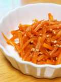 1 1/2-Minute Microwave Carrot Kinpira for Bento