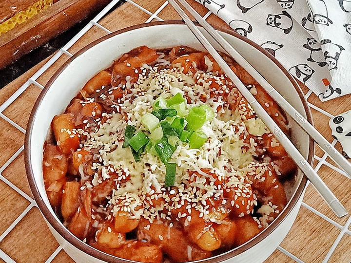 Resep Homemade Toppoki(tanpa gojuchang) Anti Gagal