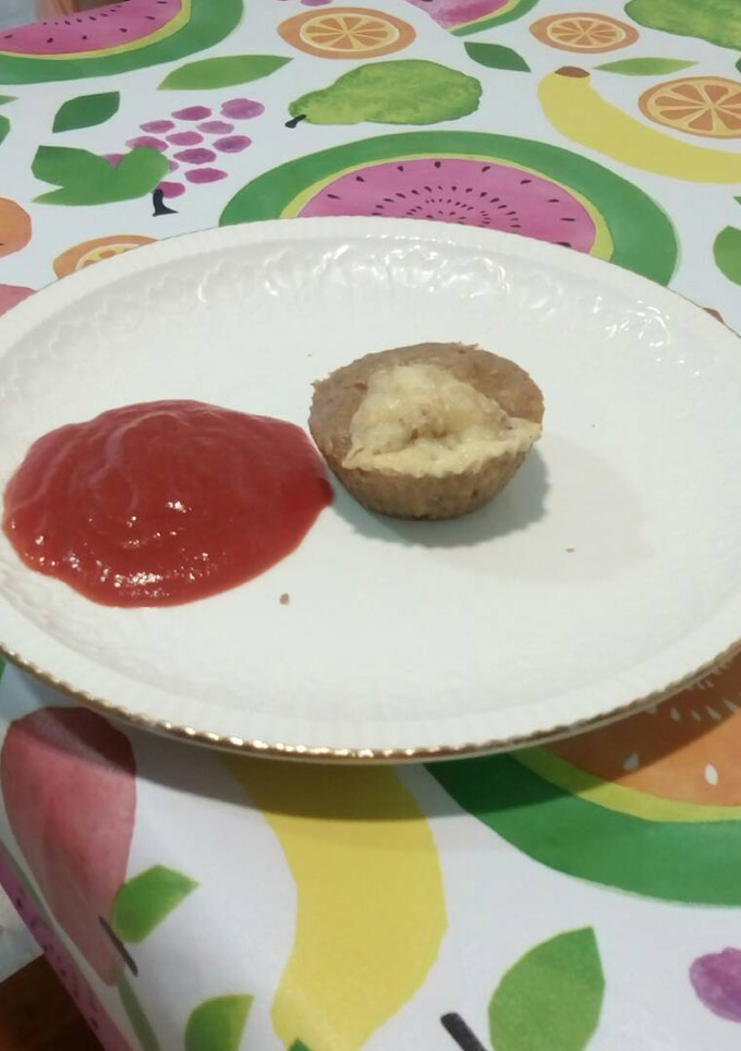 Una foto de Magdalenas de salmón con queso chedar