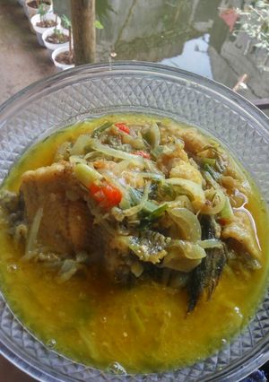 Foto resep Ikan gurame bumbu kuning