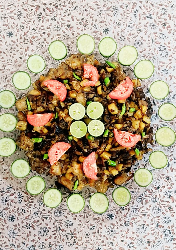 عکسی از دستور خوراک مرغ و قارچ
