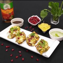 A picture of Palak Patta Chaat.