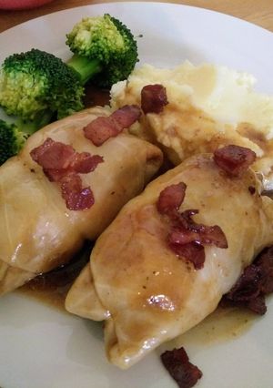 德國高麗菜捲佐肉汁 - Kohlrouladen -德國暖心菜 的食譜成品照片