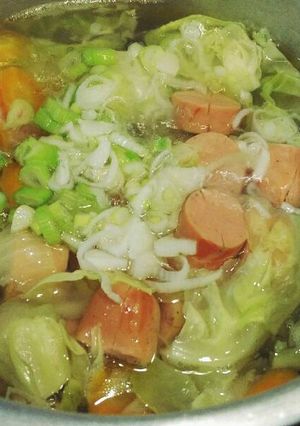 Foto resep Sop sosis suka-suka(no minyak)