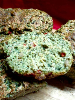 Una foto de Pan de espinacas