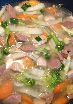Foto resep Capcay Kuah Ayam Bakso Sederhana