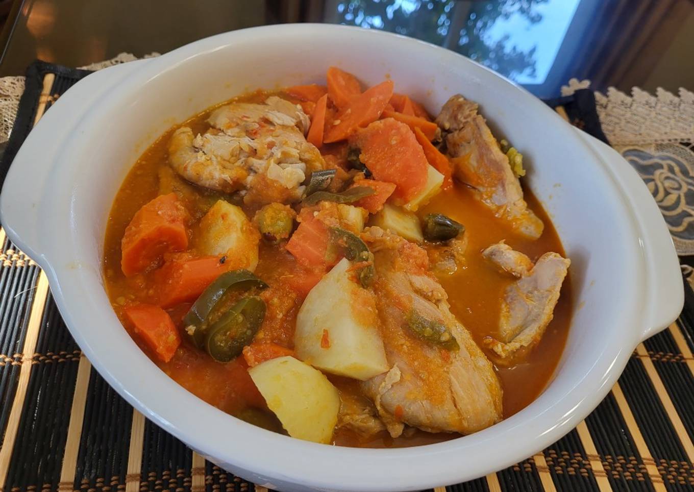 Estofado de pollo
