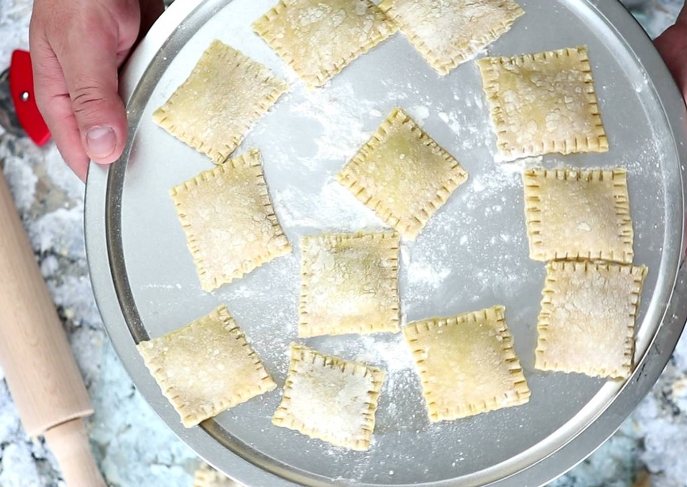 Ravioli Ricotta and Mushrooms